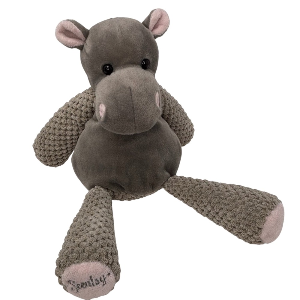 Scentsy Halla The Hippo Buddy Plush 12" Stuffed Animal‎ Gray Soft Toy Lovey EUC